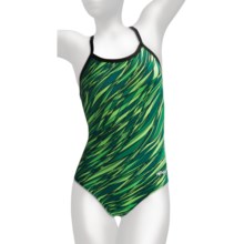 76%OFF ワンピース水着 Dolfinハイドラ水着 - （女性用）UPF 50+、Chloroban（R）、V-戻ります Dolfin Hydra Swimsuit - UPF 50+ Chloroban(R) V-Back (For Women)画像